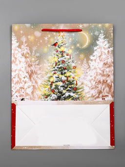 Пакет подарочный новогодний ламинированный, «Подготовка к Новому Году», 26×12×32 см