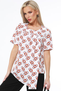 Блузка Вилена, принт - Dstrend фото 10