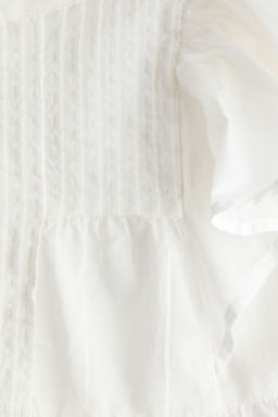 Frill-trimmed cotton top - H&m фото 6