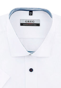 Сорочка мужская короткий рукав GREG 100/109/WH/Z/6p_GB