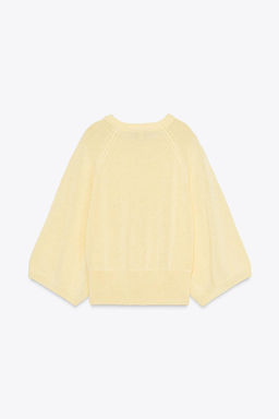 KNIT SWEATER WITH LOOSE-FIT SLEEVES - Zara фото 7