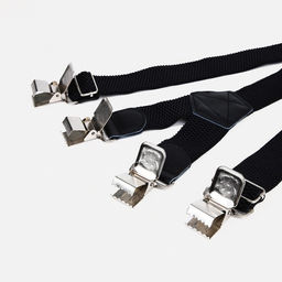 Подтяжки взрослые, ширина 4 см, цвет чёрный - Simaland фото 2