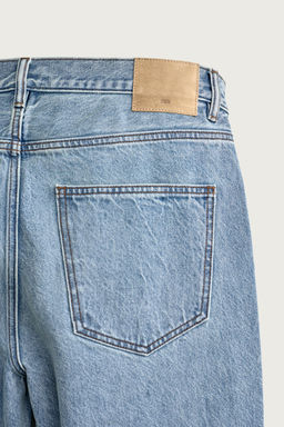 JEANS SLIM CROPPED FIT / Azul claro - Zara фото 4