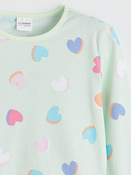 Bisiklet Yaka K?z ?ocuk Pijama Tak?m