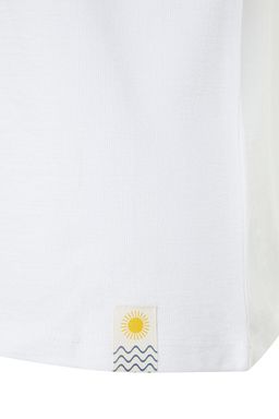 Beyaz Oversize %100 Pamuklu Etiketli Dokulu Basic Kal?n Tok T-Shirt TMNSS23TS00074