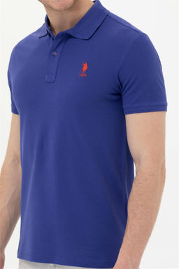 Мужская синяя базовая футболка - U.s. polo assn фото 13