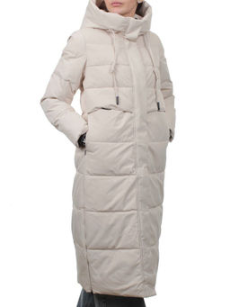 753 LT. BEIGE Пальто зимнее женское (170 гр. холлофайбер)