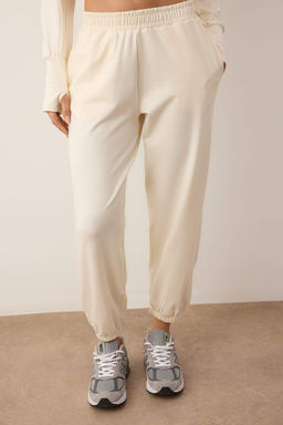 Ekru Duz 2 Iplik Sportswear Esofman Alt? THMAW26EA00007 - Trendyolmilla фото 3