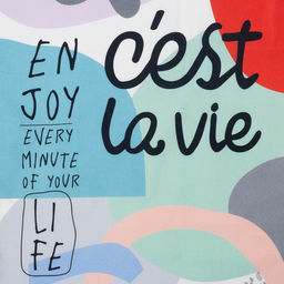 Полотенце Этель Се ля ви 40х73 см, 100% хлопок, саржа 190 г/м2  фото 4