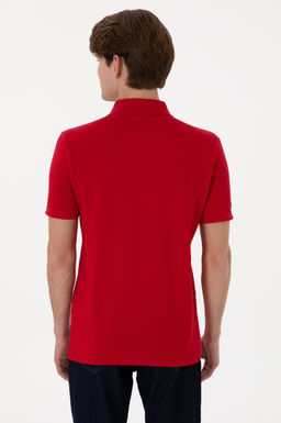 Erkek Slim Fit Polo Yaka K_rm_z_ Basic Ti__rt - U.s. polo assn фото 5
