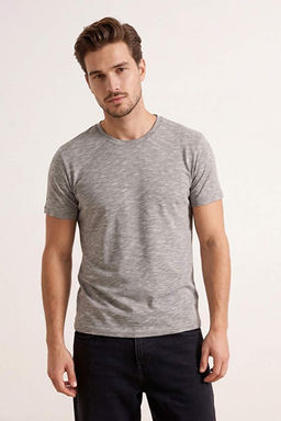 Haki Regular/Normal Kesim Flaml_ S_prem T-Shirt TMNSS26TS00006