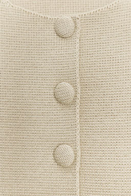 SHORT SLEEVE PEPLUM CARDIGAN - Zara фото 7