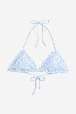 Top de bikini de tri?ngulo con relleno