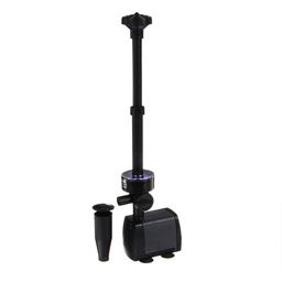 Фонтан садовый с подсветкой LED-3800FP, 40 Вт, h=2 м, 2000 л/ч, 15 LED-ламп