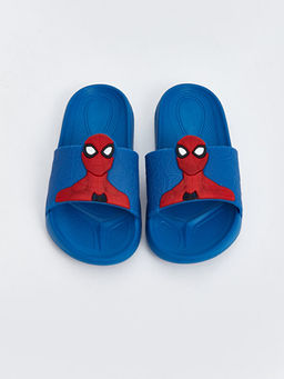 Spiderman Bask?l? Erkek ?ocuk Terlik - Waikiki фото 3
