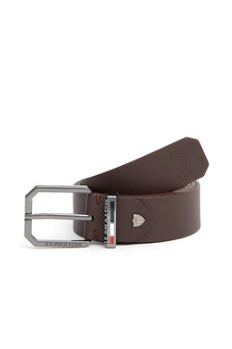 Мужской коричневый пояс - U.s. polo assn фото 3
