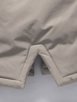 Парка зимняя подростковая для мальчика с капюшоном бежевого цвета 9539B - Mtforce фото 13