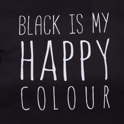Шопер детский для девочки Black color, без молнии, без подкладки, цвет чёрный
