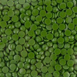 Страз неклеевой Zlatka OZM SS08 цветные 2.5 мм акрил 10 х 10 г в пакете с картонным еврослотом СК/Распродажа № 0319 яр-зеленый