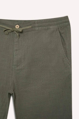 Yazl?k Jogger Pantolon Slim Fit Dar Kesim Duz Paca Pamuklu Cepli - Defacto фото 3