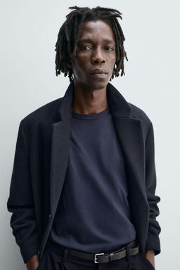 REGULAR FIT WOOL COAT - Zara фото 5