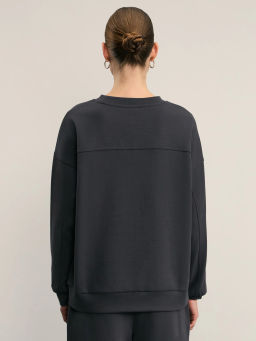 Базовая толстовка из плотного джерси / Zarina фото 5