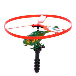 Вертушка для детей Вертолёт. Разведчик, с запуском, цвета МИКС