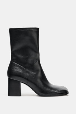 BLOCK HEEL ANKLE BOOTS - Zara фото 6