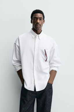OVERSIZED FIT OXFORD SHIRT - Zara фото 2