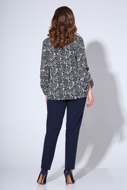 Костюм Liona Style 811 молочный/синий  фото 3