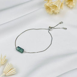 Браслет регулируемый с камнем Серафинит - Радуга самоцветов фото 2