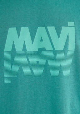Mavi Logo Bask?l? Mavi Tisort  фото 6