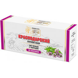 Чай КраснодарРучной сбор черн Чабрец 25п