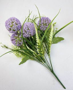 Декоративные растения, цвет сиреневый, 40 см, 8 голов - Aopen фото 3