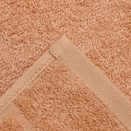 Полотенце махровое с бордюром 50х90 см, бежевый, хлопок 100%, 430г/м2 - Simaland фото 3