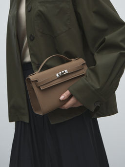 Женская сумка с ручкой TENDANCE Артикул 4533892, бежево-коричневый  фото 5