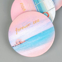 Зеркало карманное 7,5 см / CW419-4 /уп 12/480/ - Галеонтрейд фото 5