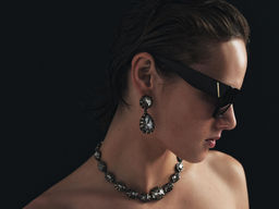 PENDIENTES MET?LICOS JOYAS / Gris antracita - Zara фото 4