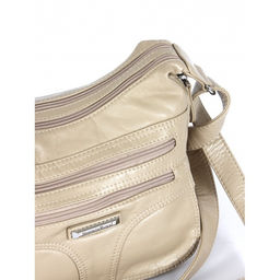 Сумка женская искусственная кожа Guecca-116, 2отд, плечевой ремень, бежевый SALE 264019 - Adelia фото 4