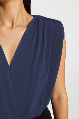 TRENDYOLMILLA Tarc?n Vatkal? Kruvaze Yaka Esnek C?tc?tl? Orme Body TWOSS23BD00007  фото 44
