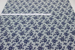 Импорт. хлопок Ренессанс цв.джинс, ш.1.48м, хлопок-100%, 110гр/м.кв - Купава фото 3