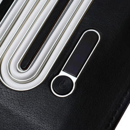 Органайзер на кольцах А5, 140 листов, в клетку, с ручкой, сканером пальца, зарядкой в подарочной коробке, обложка ПВХ, чёрный - Simaland фото 13