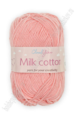 Пряжа Milk cotton 50 гр (10 шт) SF-7848, розовый персик