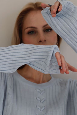 10409 Джемпер нежно-голубой - Martichelli фото 13