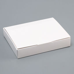 Коробка для 12 конфет, белая с откидной крышкой, 19×15×3.5 см