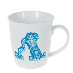 Кружка фарфоровая Алфавит v=360мл. (10видов) (min12) (транспортная упаковка) - Best home porcelain фото 6