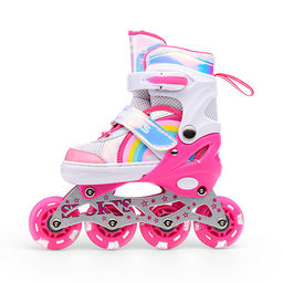 Ролики детские (размер S) розовый, в сумке