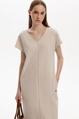 ЕВТ 5030/бежевый платье жен