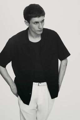 Camisa cargo en mezcla de lino Regular Fit - H&m фото 2