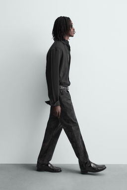 ABSTRACT JACQUARD STRAIGHT-LEG JEANS - Zara фото 5